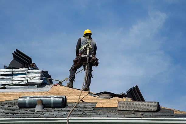 Professional Flat Roof Repair technician working in Woodside, DE